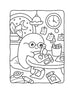 COZY NIGHTMARE GLOW-IN-THE-DARK COLORING - THUNDER BAY PRESS